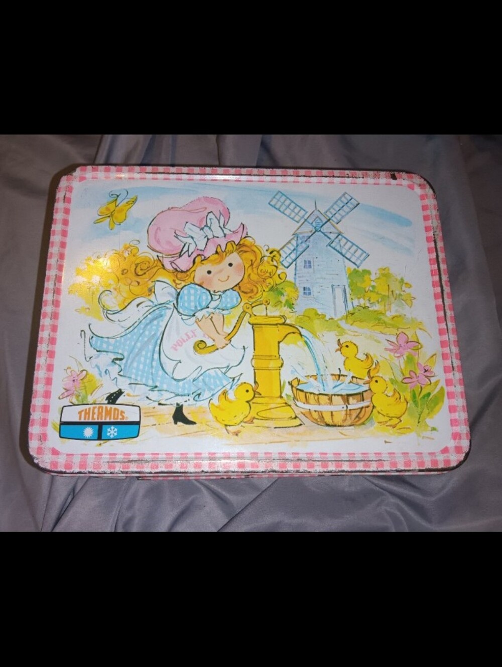 VTG Polly Pal Thermos Brand Metal Lunch Box 70's